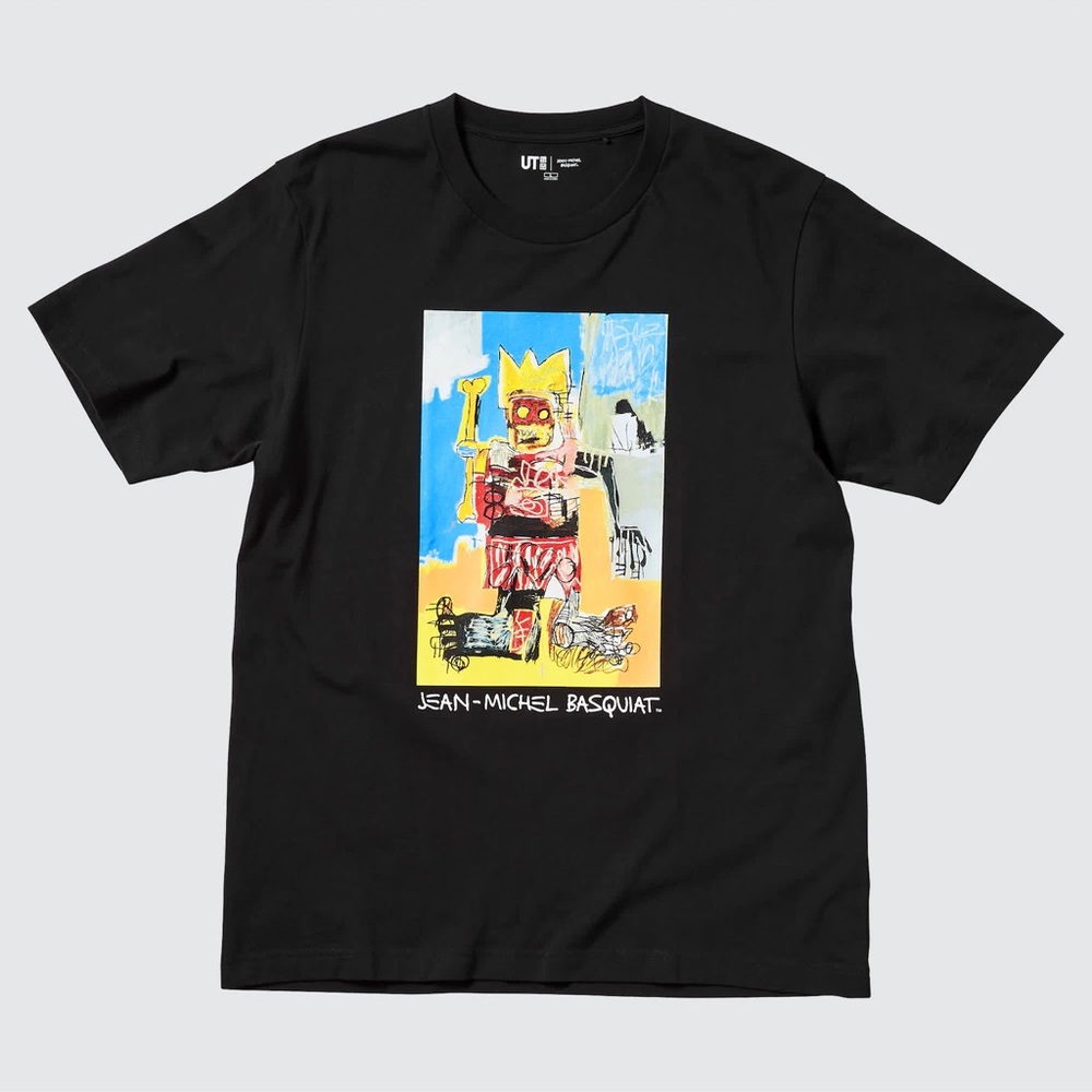 UT Jean-Michel Basquiat Black Short Sleeve Graphic Tee